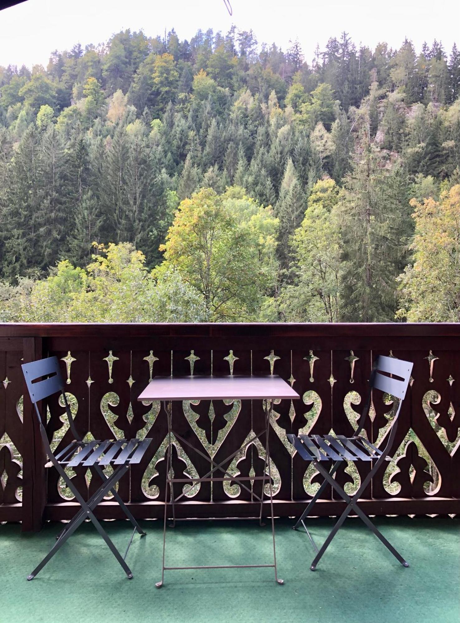 Chalet en pleine nature avec 2 appartements pour 6 ou 8 qui peuvent être réunis en 1 pour 14 personnes Saint-Gervais-les-Bains Extérieur photo